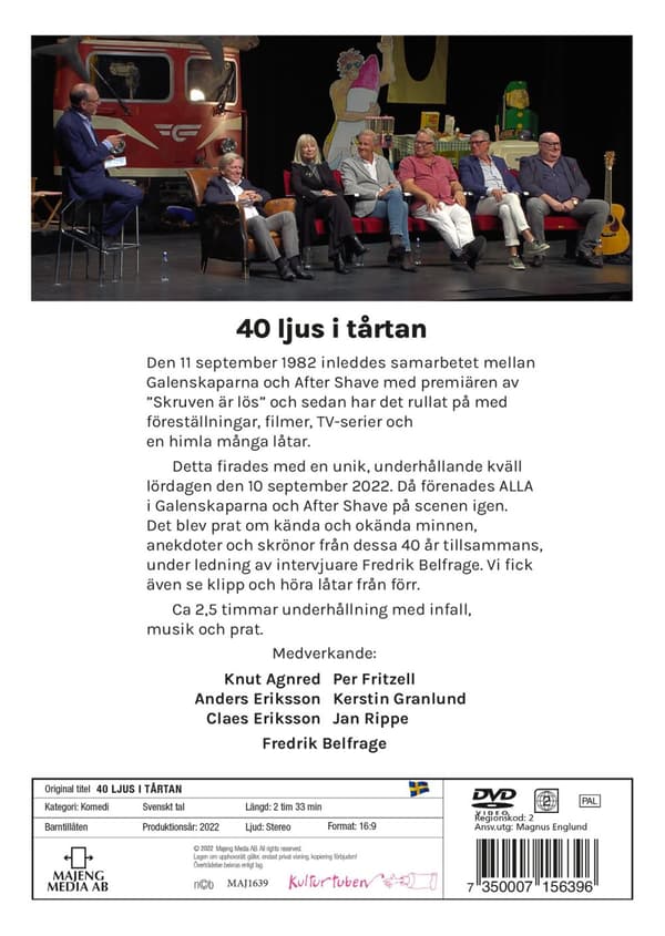 Galenskaparna Aftershave - 40 ljus i tårtan (2 DVD)