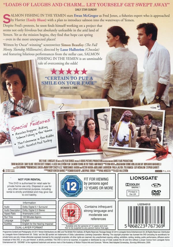 Laxfiske i Jemen (Ej svensk text) (DVD)