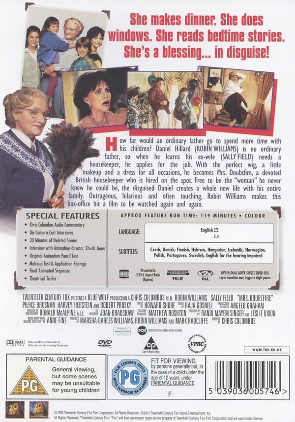 Mrs Doubtfire (DVD)