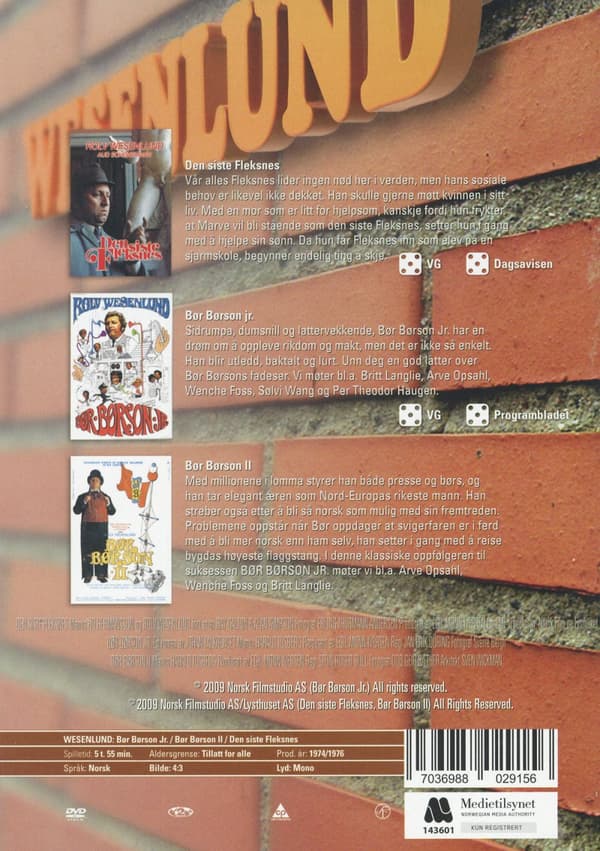 Rolv Wesenlund - Samlarbox (Ej textad) (3 DVD)