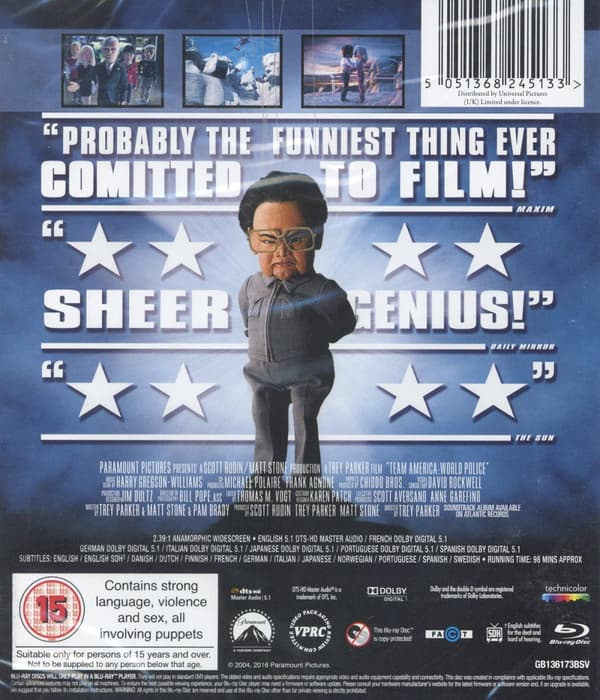 Team America: World Police (Blu-ray)
