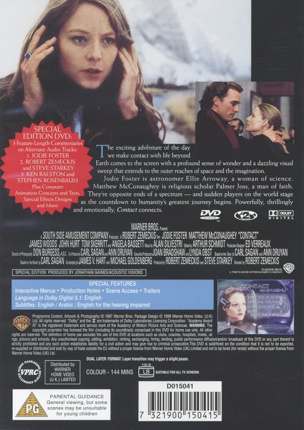 Contact (Ej svensk text) (DVD)