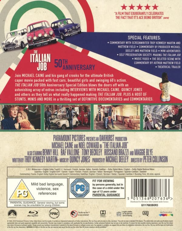 Den vilda biljakten / Brottsplats Italien (Blu-ray)