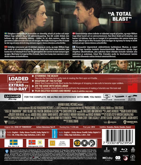 Edge of tomorrow (4K Ultra HD + Blu-ray)