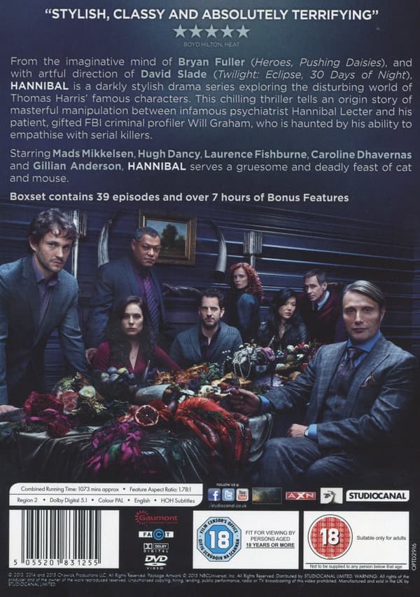 Hannibal / The Complete Series (Ej svensk text) (12 DVD)