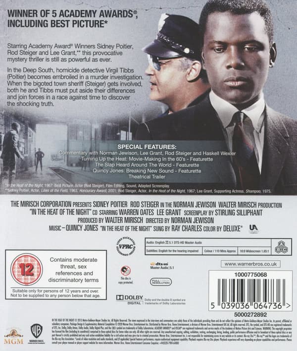 I nattens hetta (Ej svensk text) (Blu-ray)