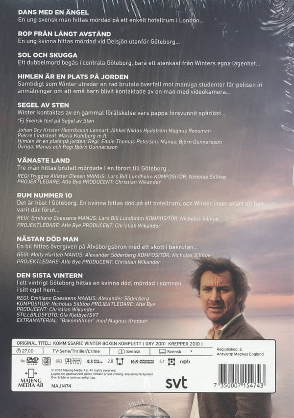 Kommissarie Winter - Gryboxen + Krepperboxen (9 DVD)