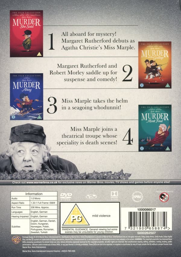 Agatha Christie's Miss Marple / Box (1961-1964) (4 DVD)