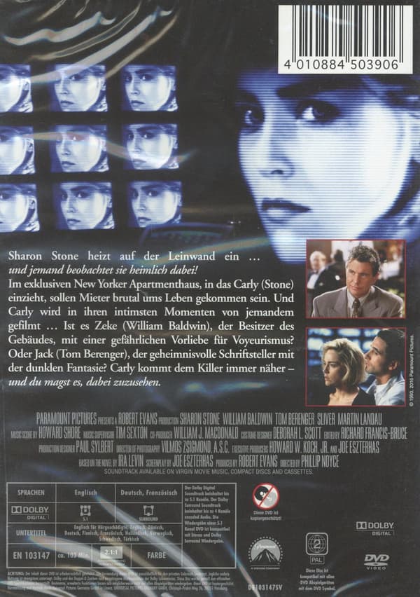 Sliver (Tyskt omslag) (DVD)