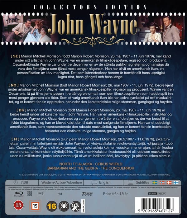 John Wayne collection (4 Blu-ray)