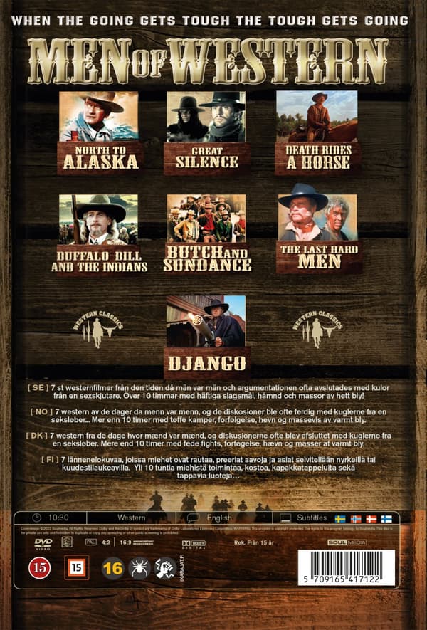 Men of western collection - 7 filmer (7 DVD)