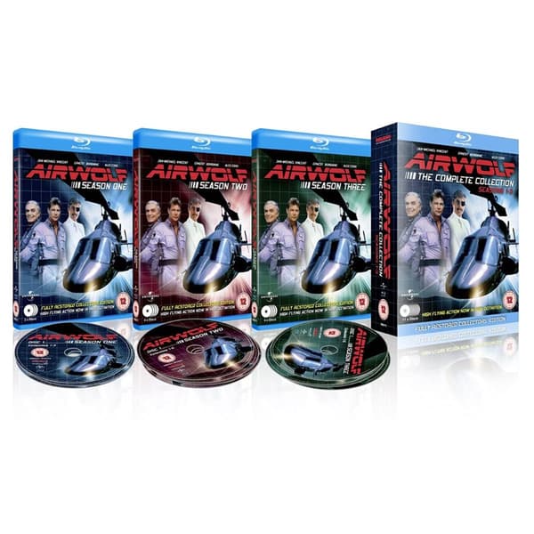 Airwolf / Complete Series 1-3 (Ej svensk text) (11 Blu-ray)