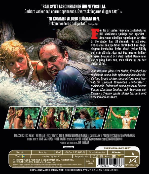 Amazonas - Smaragdskogen (Blu-ray)