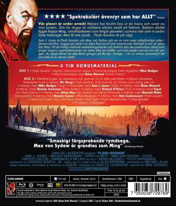 Blixt Gordon - Digitalt restaurerad (2 Blu-ray)