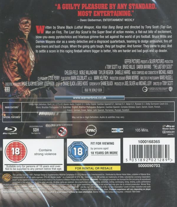 Den siste scouten (Blu-ray)