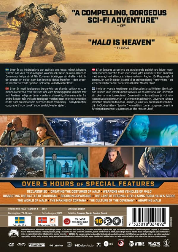 Halo / Säsong 1 (5 DVD)