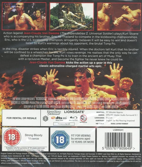 Kickboxer (Ej svensk text) (Blu-ray)