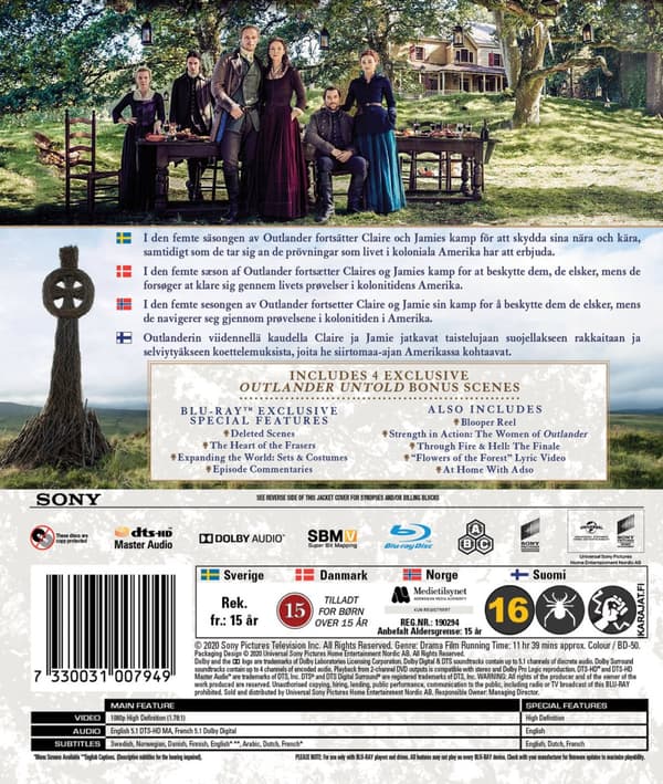 Outlander / Säsong 5 (4 Blu-ray)