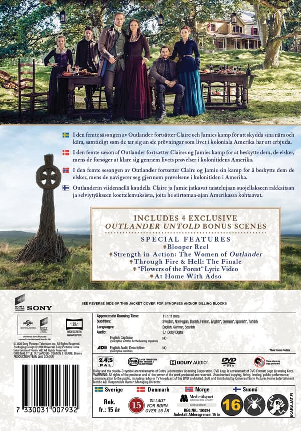 Outlander / Säsong 5 (4 DVD)