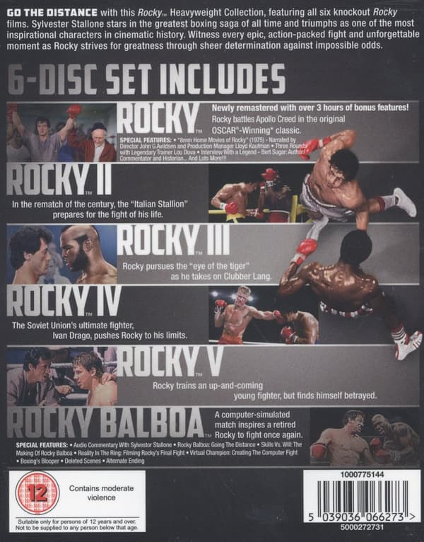 Rocky / The Heavyweight Collection (6 Blu-ray)