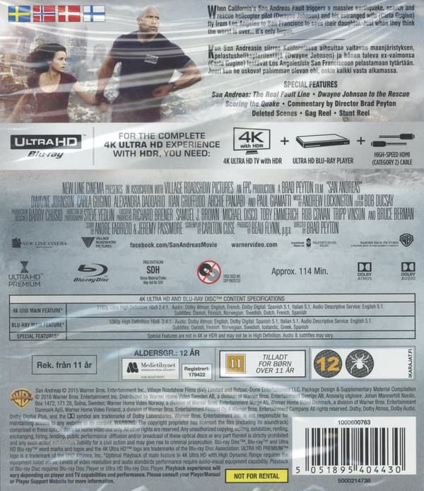 San Andreas (4K Ultra HD + Blu-ray)
