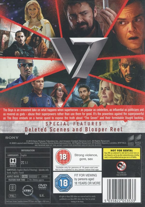 The Boys / Säsong 1 (Ej svensk text) (3 DVD)