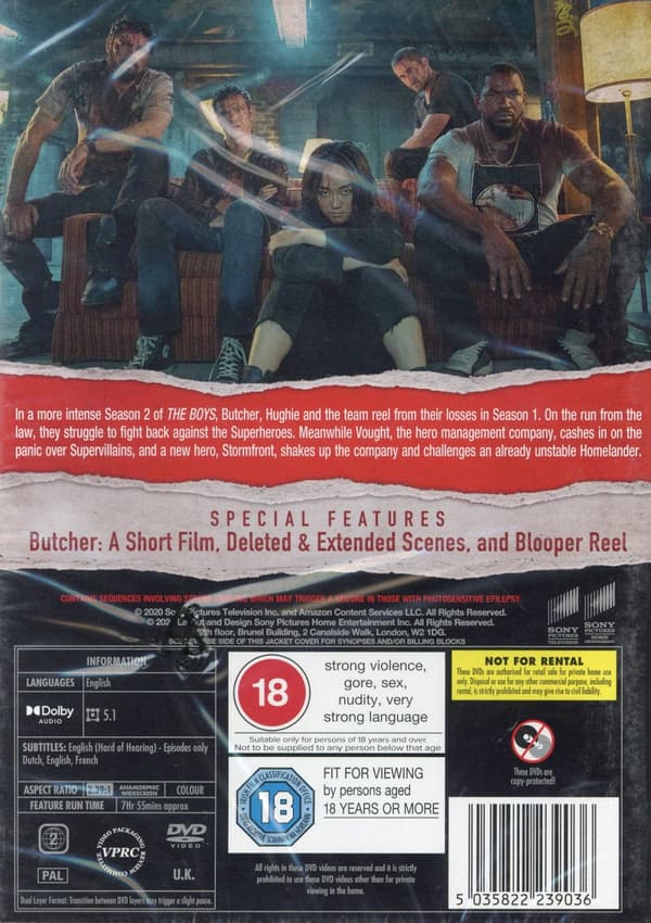The Boys / Säsong 2 (Ej svensk text) (3 DVD)