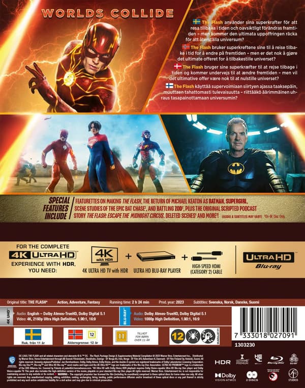 The Flash - Ltd Steelbook (4K Ultra HD + Blu-ray)