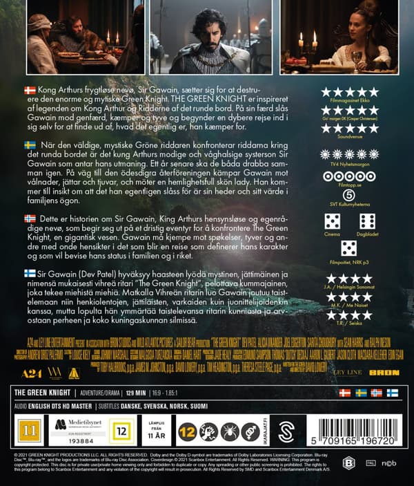 The green knight (Blu-ray)