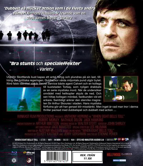 Åtta glas / When Eight Bells Toll (Blu-ray)