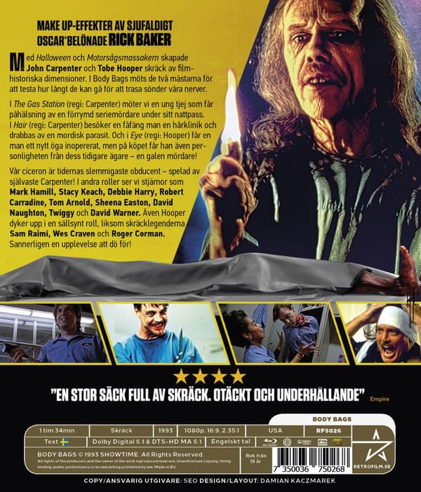 Body Bags - Digitalt restaurerad (Blu-ray)