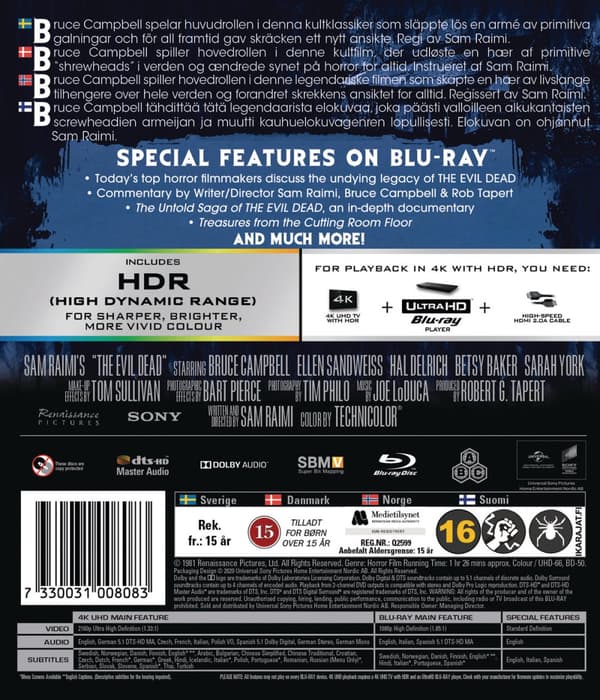Evil dead (4K Ultra HD + Blu-ray)