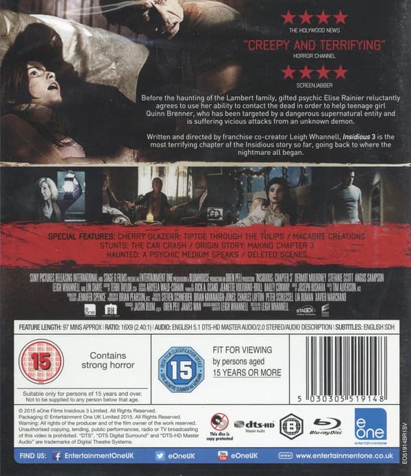Insidious 3 (Ej svensk text) (Blu-ray)