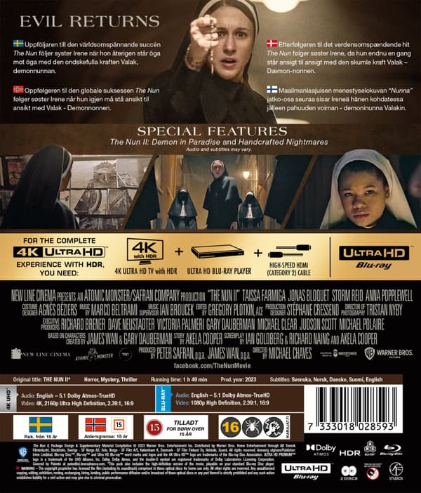 The Nun 2 (4K Ultra HD + Blu-ray)