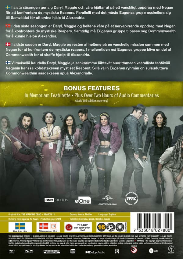 The walking dead / Säsong 11 (6 DVD)