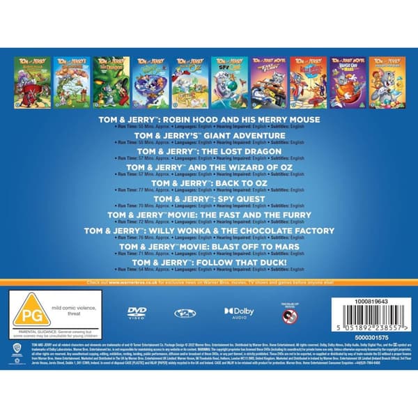 Tom & Jerry / Bumper Collection (Ej svensk text) (10 DVD)
