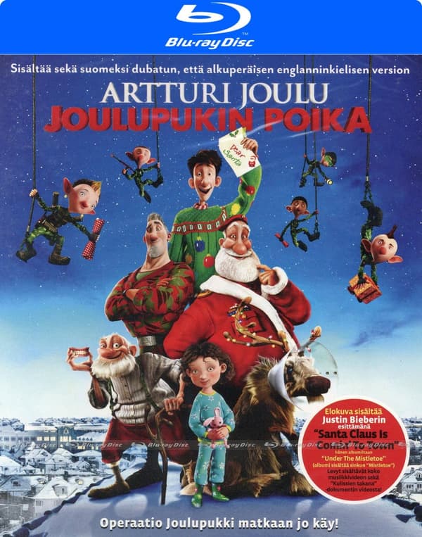 Arthur och julklappsrushen (Finskt omslag) (Blu-ray)