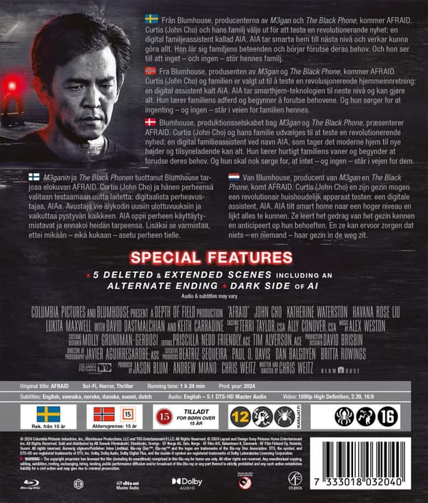Afräd (Blu-ray)