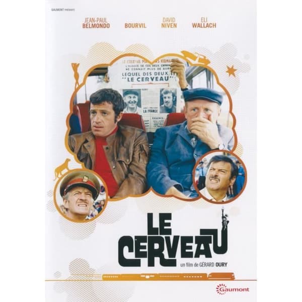 DVD - The Brain [ Jean-Paul BELMONDO - BOURVIL - David NIVEN ] Film av Gérard OURY