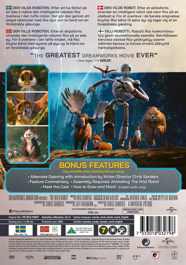 Den vilda roboten (DVD)