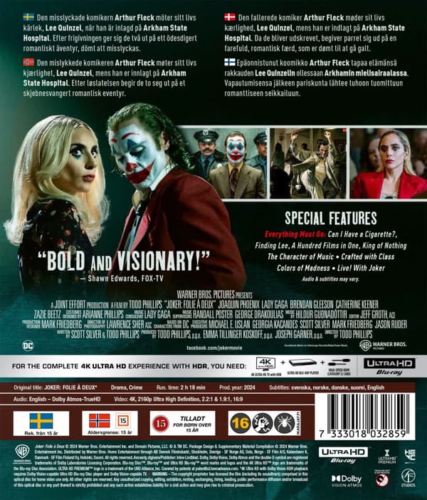 Joker 2: Folie 'A Deux (4K Ultra HD)