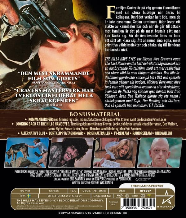 The Hills Have Eyes - Digitalt restaurerad (Blu-ray)