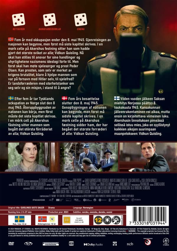 Quislings sista dagar (DVD)