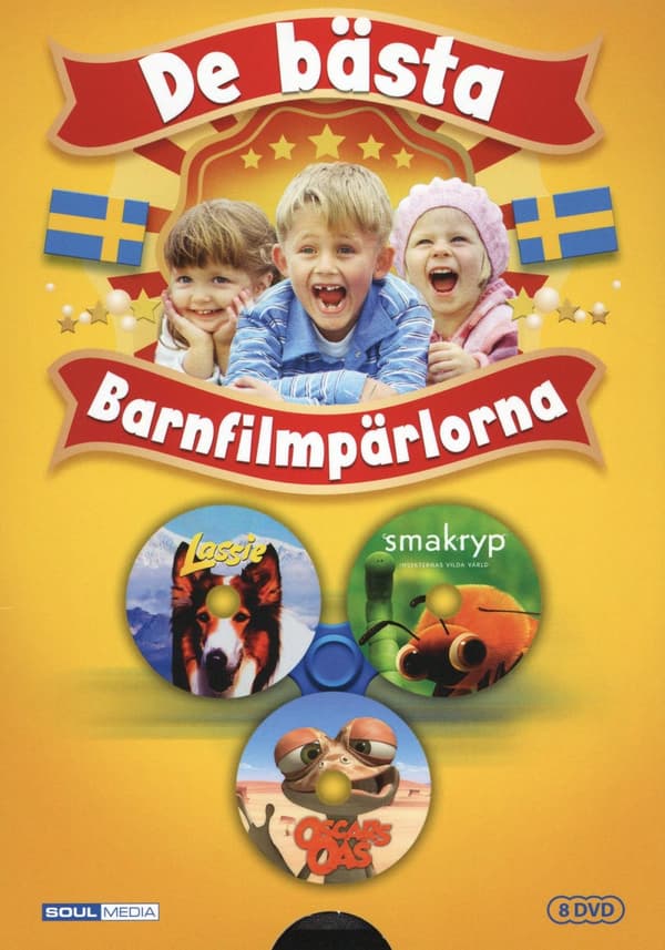 De bästa barnfilmpärlorna / Box 1 (8 DVD)