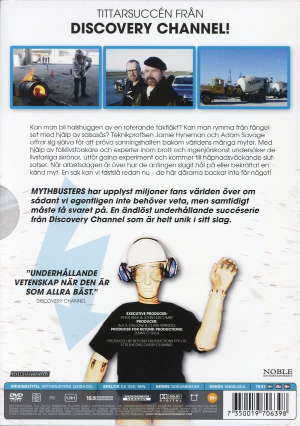 Mythbusters vol 4 (3 DVD)