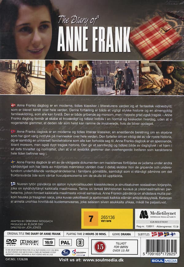 Anne Franks dagbok - TV-serien (BBC) (DVD)