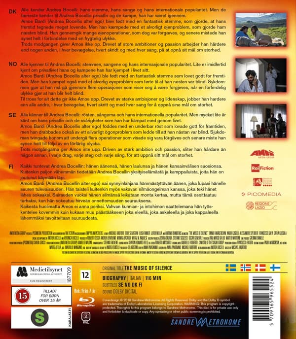 Music of silence / Story of Andrea Bocelli (Blu-ray)
