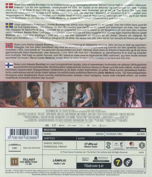 Wild Rose (New) - Blu ray (Blu-ray)