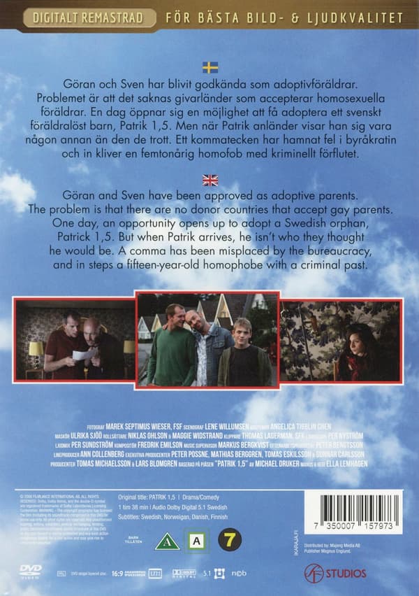 Patrik 1,5 - Remastrad (DVD)