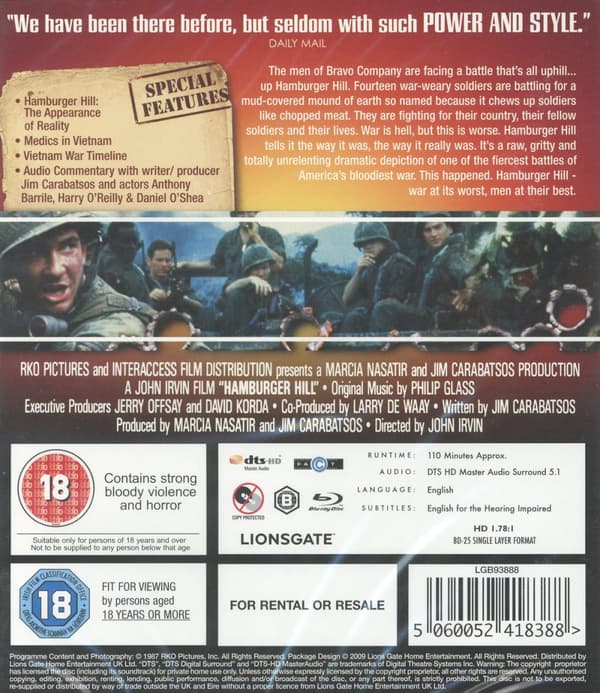 Hamburger Hill (Ej svensk text) (Blu-ray)